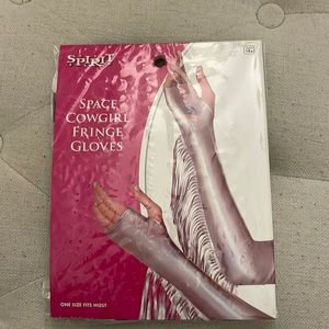 BOGO FREE NWT space cowgirl fringe gloves Halloween costume